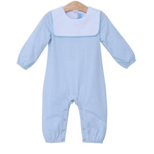 Load image into Gallery viewer, LUCAS ROMPER - LIGHT BLUE STRIPE