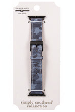 Load image into Gallery viewer, SIMPLY SOUTHERN BLUE CAMO WATCH BAND