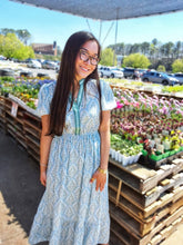 Load image into Gallery viewer, FLORAL PRIM DRESS