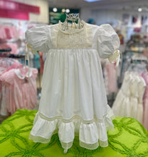 Load image into Gallery viewer, ANTIQUE WHITE LACEY DRESS