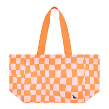 Load image into Gallery viewer, DOCK & BAY FOLDAWAW TOTE BAG - GROOVY CHECK