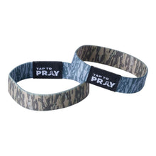 Load image into Gallery viewer, TAP TO PRAY™ WRISTBANDS - BROWN & GREY TREE BARK CAMO