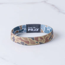 Load image into Gallery viewer, TAP TO PRAY™ WRISTBANDS - RIVER ROCK CAMO SAHARA & COPPER