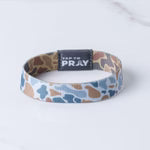 Load image into Gallery viewer, TAP TO PRAY™ WRISTBANDS - RIVER ROCK CAMO SAHARA & COPPER