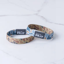 Load image into Gallery viewer, TAP TO PRAY™ WRISTBANDS - RIVER ROCK CAMO SAHARA & COPPER
