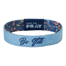 Load image into Gallery viewer, TAP TO PRAY™ WRISTBANDS - WILDFLOWER - BE STILL