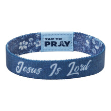Load image into Gallery viewer, TAP TO PRAY™ WRISTBANDS - WILDFLOWER - JESUS IS LORD