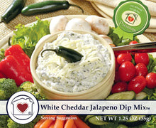 Load image into Gallery viewer, WHITE CHEDDAR JALAPENO DIP MIX
