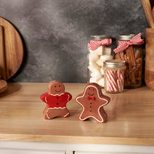 Load image into Gallery viewer, SALT & PEPPER SET GINGERBREAD