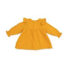 Load image into Gallery viewer, SUNFLOWER SMOCKED WAIST PANT & RUFFLE TUNIC