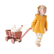 Load image into Gallery viewer, SUNFLOWER SMOCKED WAIST PANT & RUFFLE TUNIC