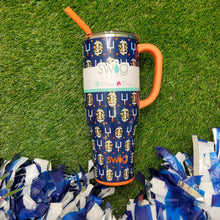Load image into Gallery viewer, SWIG 40 OZ. MEGA MUG - TOUCHDOWN NAVY+ORANGE