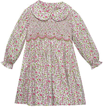 Load image into Gallery viewer, FUCHSIA PINK FLOWER CATE DRESS