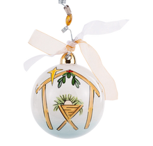 Load image into Gallery viewer, PEACE ON EARTH NATIVITY ORNAMENT