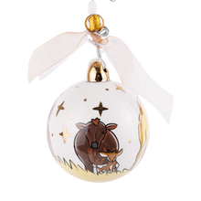 Load image into Gallery viewer, GOLD STAR THRILL OF HOPE ORNAMENT