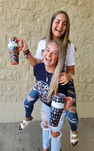 Load image into Gallery viewer, SWIG 40 OZ. MEGA MUG - TOUCHDOWN NAVY+ORANGE