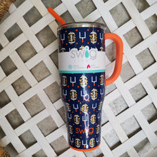 Load image into Gallery viewer, SWIG 40 OZ. MEGA MUG - TOUCHDOWN NAVY+ORANGE