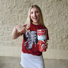 Load image into Gallery viewer, 32 oz SWIG STAINLESS STEEL INSULATED TUMBLER - FANZONE CRIMSON