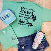 Load image into Gallery viewer, SMITH LAKE BOAT WAVES TEE