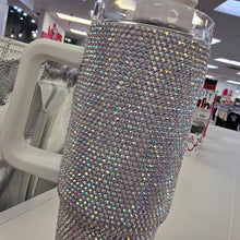 Load image into Gallery viewer, WHITE SEQUIN TUMBLER 30oz.