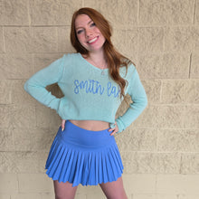 Load image into Gallery viewer, TENNIS SKIRT POOL BLUE
