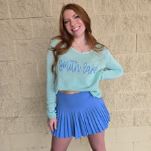 Load image into Gallery viewer, TENNIS SKIRT POOL BLUE