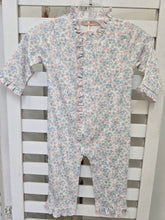 Load image into Gallery viewer, TINY SOFT FLORAL PRINTED ROMPER W/RUFFLES