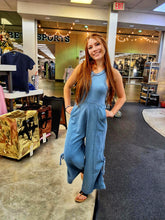 Load image into Gallery viewer, VIVIAN JUMPSUIT - BLUE