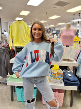 Load image into Gallery viewer, LULU MAC SWEATSHIRT - RED WHITE & BLUE