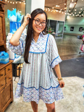 Load image into Gallery viewer, COASTAL PATCH DRESS