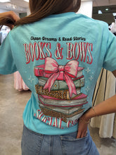 Load image into Gallery viewer, SIMPLY SOUTHERN BOOKS AND BOWS TEE