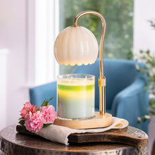 Load image into Gallery viewer, LAMP MILK GLASS CANDLE WARMER