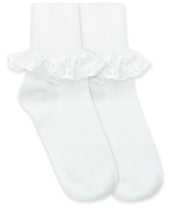 Load image into Gallery viewer, CHANTILLY LACE TURN CUFF SOCKS