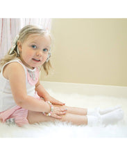 Load image into Gallery viewer, MISTY RUFFLE LACE TURN CUFF- WHITE