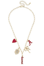 Load image into Gallery viewer, ALABAMA ICONS CHARM NECKLACE
