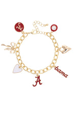 Load image into Gallery viewer, ALABAMA ICONS CHARM BRACELET