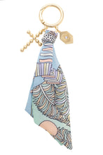 Load image into Gallery viewer, LOUISA BEADED CROSS SCARF BAG CHARM - PASTEL MULT