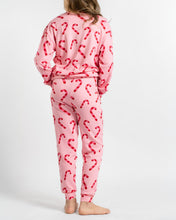 Load image into Gallery viewer, GIRLS CANDY CANE WISHES PAJAMAS