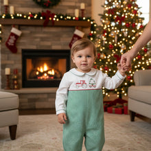 Load image into Gallery viewer, HOLIDAY TRACTOR EMBROIDERED LONGALL