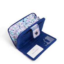 Load image into Gallery viewer, TURNLOCK WALLET AMETHYST PLAID