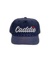 Load image into Gallery viewer, YOUTH CADDIE PERFORMANCE ROPE HAT - NAVY