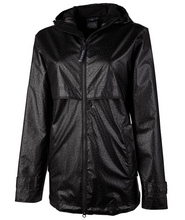 Load image into Gallery viewer, NEW ENGLAND RAIN JACKET - BLACK LEOPARD