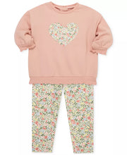 Load image into Gallery viewer, HEART 2PC. SWEATSHIRT SET