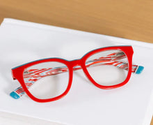 Load image into Gallery viewer, PEEPERS READERS TRAPEZE - RED