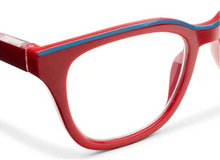 Load image into Gallery viewer, PEEPERS READERS TRAPEZE - RED