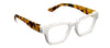 PEEPERS READERS BERNADETTE- WHITE/TORTOISE