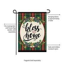 Load image into Gallery viewer, BLESS THIS HOME - GARDEN FLAG