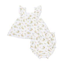 Load image into Gallery viewer, SUNSHINE ROSES PINAFORE BLOOMER