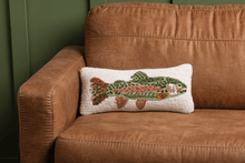 Load image into Gallery viewer, TROUT HOOK WOOL PILLOW