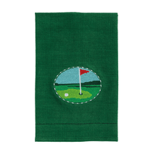 Load image into Gallery viewer, GOLF FLAG NEEDLEPOINT TOWELS